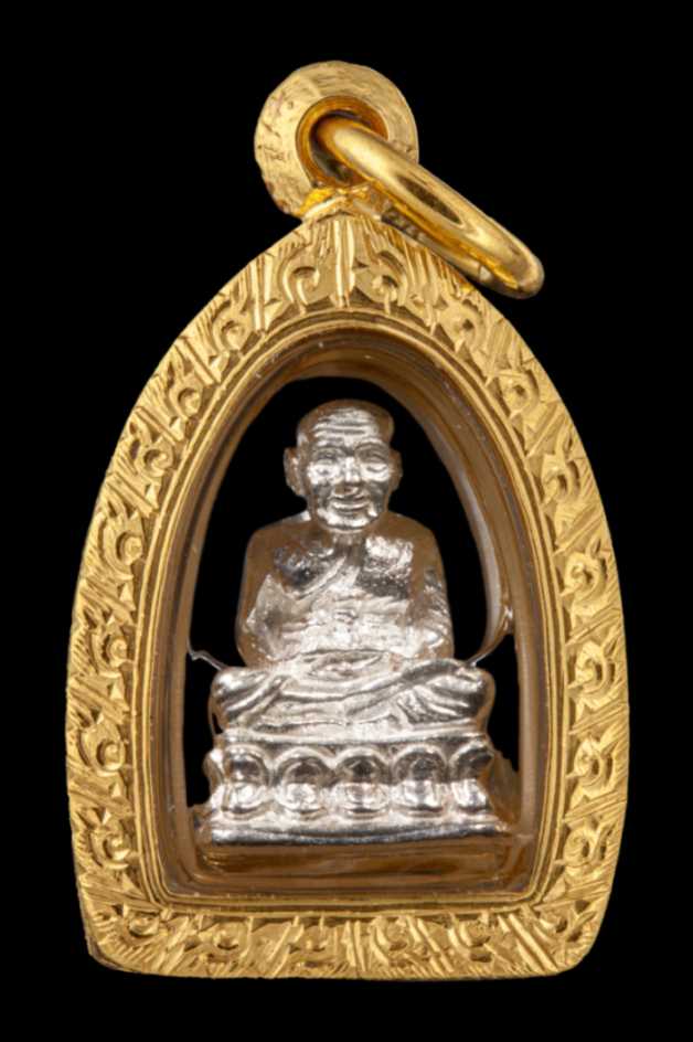 กรอบทองหน้าโอธรรมดาลายแข้งสิงห์ทั้งองค์ - T0010 (ภาพ 2)