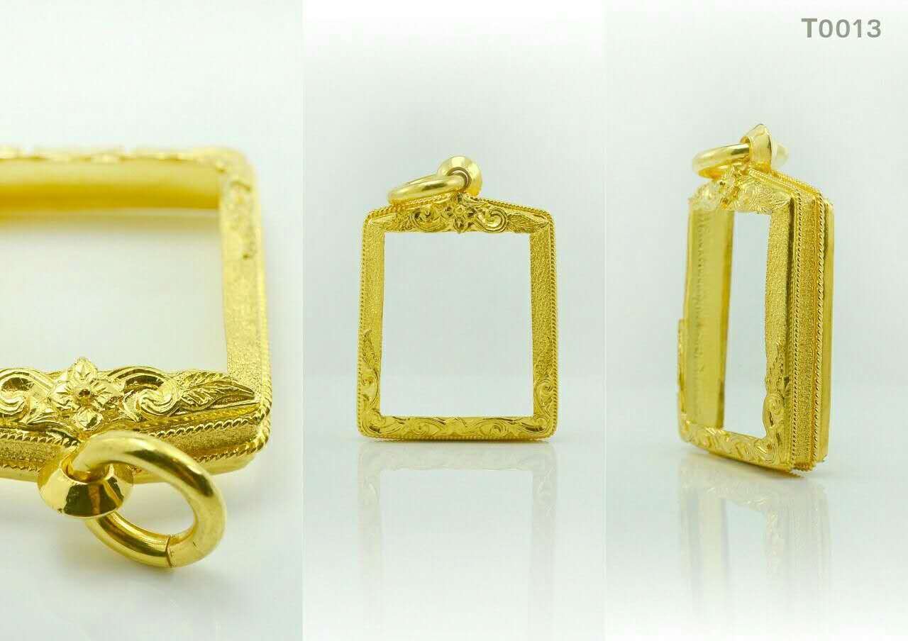 กรอบติดลวดติดลายฉลุดอกเกสร ลวดเกลียว2เส้น แกะทรายทั้งองค์