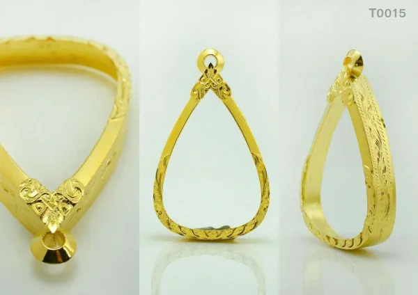 กรอบทองหน้าโองานมือติดซุ้มหน้ามันข้างลายไทย - T0015