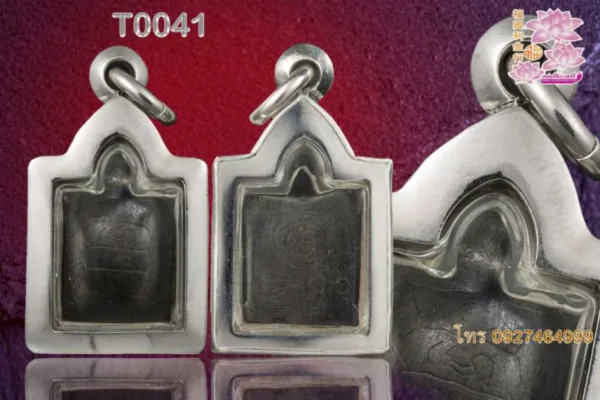 กรอบทองหน้าโอธรรมดาหน้าโอขัดมันทั้งองค์ - T0041silver