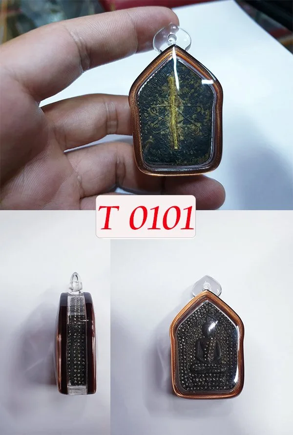 กรอบเลนส์ขอบหน้าหลังสีโกโก้แกนใส หูทรงหยดน้ำสโลป - T0101