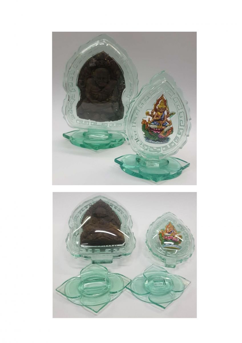 ​กรอบพลาสติกตั้งหน้ารถลายแข้งสิงห์ฐานบัว+4เหลี่ยม แบบถอดกรอบในได้ สีตามสั่ง - T0111/C (ภาพ 4)