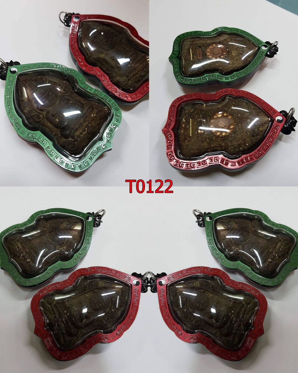 กรอบพลาสติกหน้ากากลายจีนยอดหยินหยางสีตามระบุ 