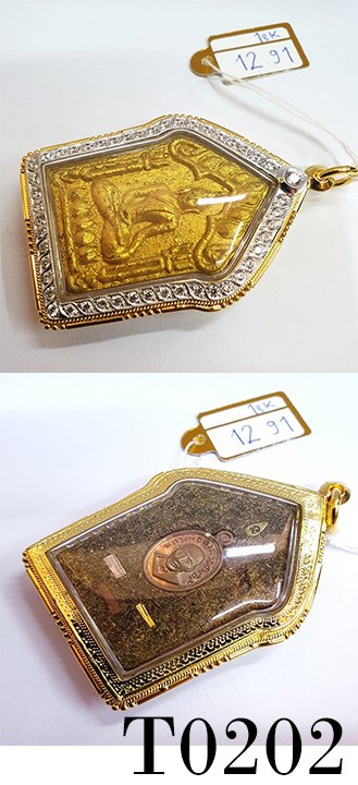 กรอบหน้าโอฝังเพชรรอบ ยอดฝังทรงหยดน้ำ1 เม็มด ฝังแบบตาม้า ยิขอบชุบ ทองคำขาว ข้างลวดเกลียวไข่ปลาผสมหลอด