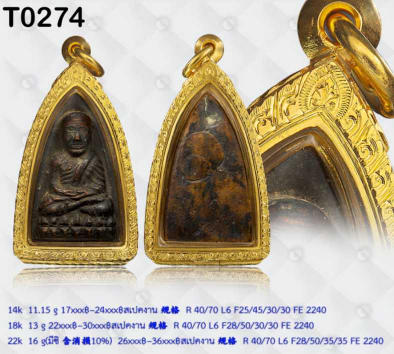 ตลับกันน้ำหน้าโอธรรมดาลายแข้งสิงห์ทั้งองค์