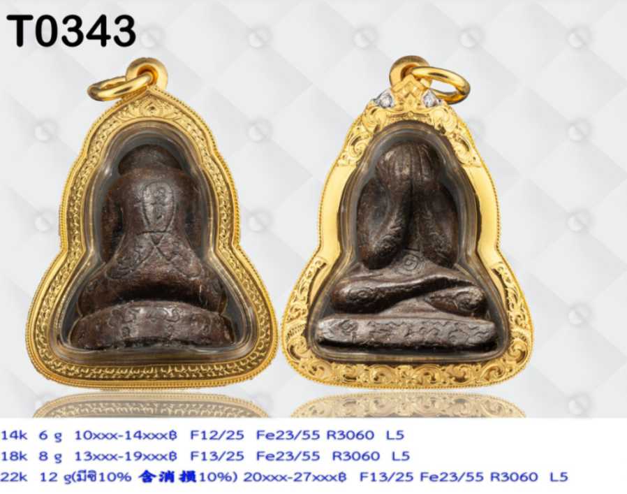 กรอบงานมือหน้าโอติดซุ้มตาสิงห์ฝังเพชร ลวด2ชั้นหน้าพ่นทรายขอบในขัดมัน