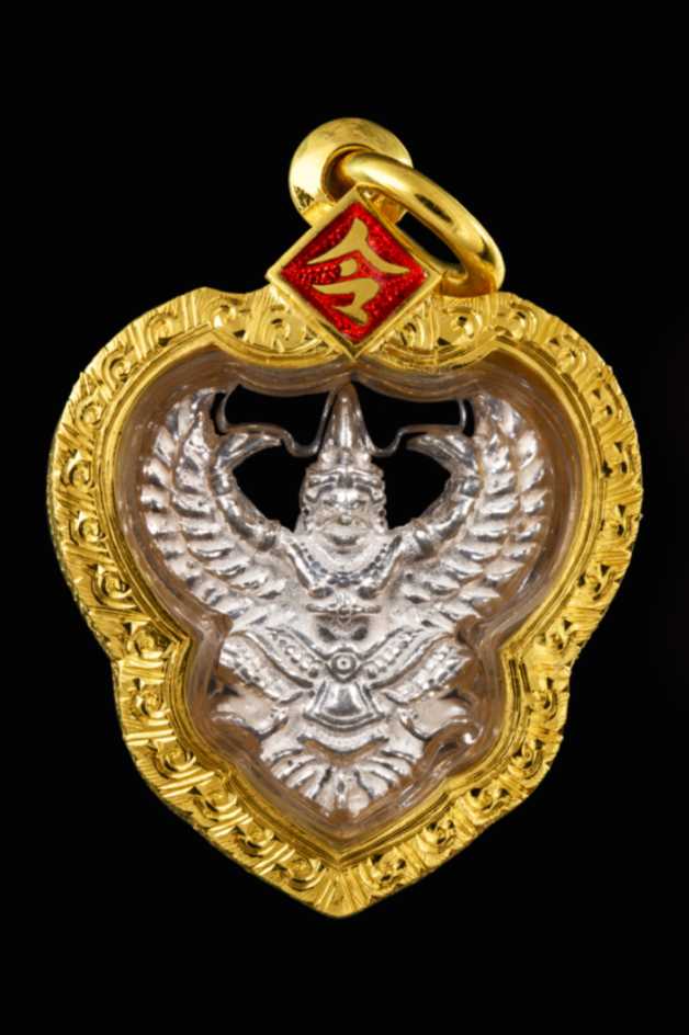 กรอบทองหน้าโอธรรมดาลายแข้งสิงห์ ยอดยิงเลเซอร์ตัวหนังสือลงยา - T0350 (ภาพ 4)