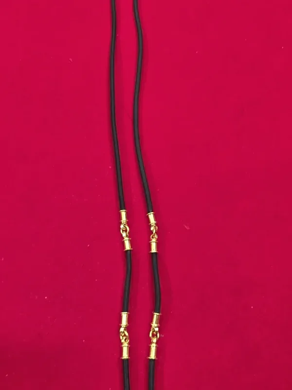 สร้อยพระใส่พระ 6 องค์ ป้องคู่ใส่กรอบพระ 3 หู - T0442/6