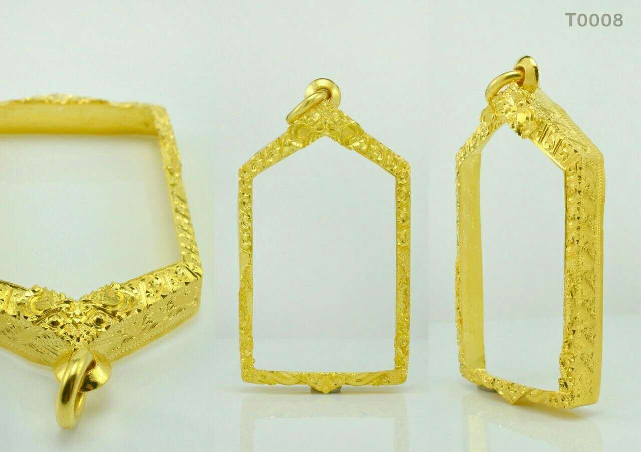 กรอบงานมือหน้าโอติดซุ้มลายไทยทั้งองค์ 