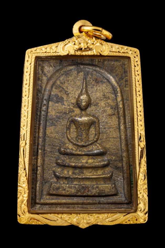 กรอบงานมือหน้าโอติดซุ้มลายไทยทั้งองค์  - T0008 (ภาพ 4)